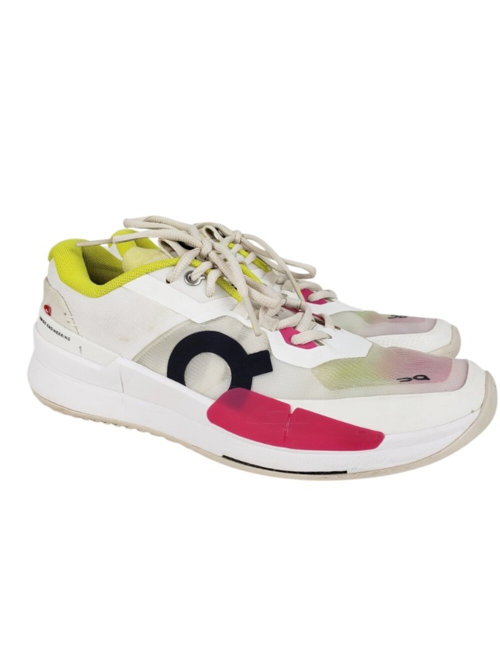 On Running The Roger Pro 2 Sneakers Running Shoes White Lime Womens 9.5